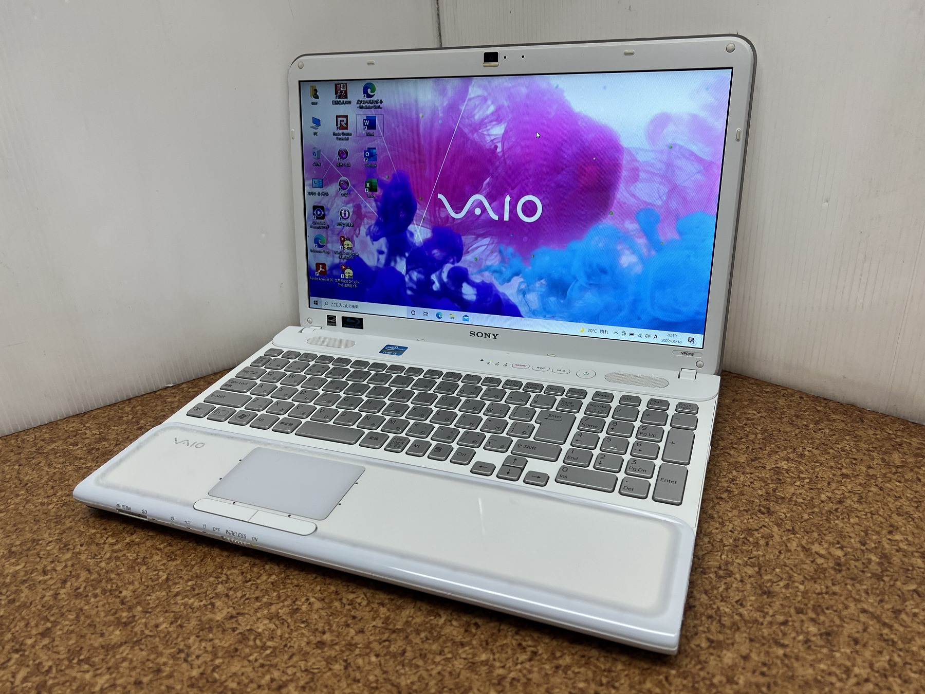 SONY VAIO VPCCB39FJ CPU：Core i5 2430M 2.4GHz / メモリ：8GB / SSD