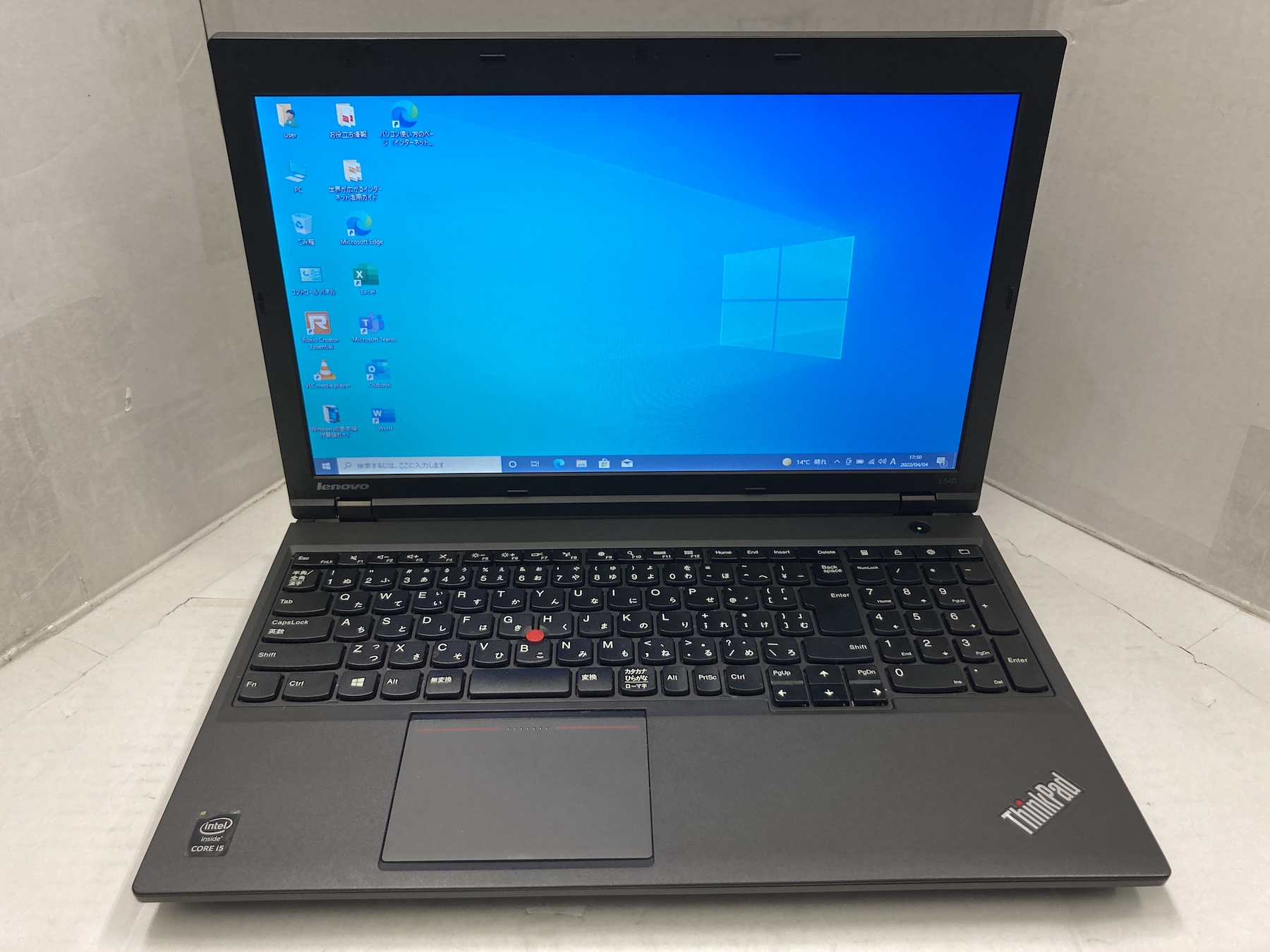 Lenovo ThinkPad L540 (CPU:Core i5 4300M 2.6GHz/メモリ:8GB/SSD