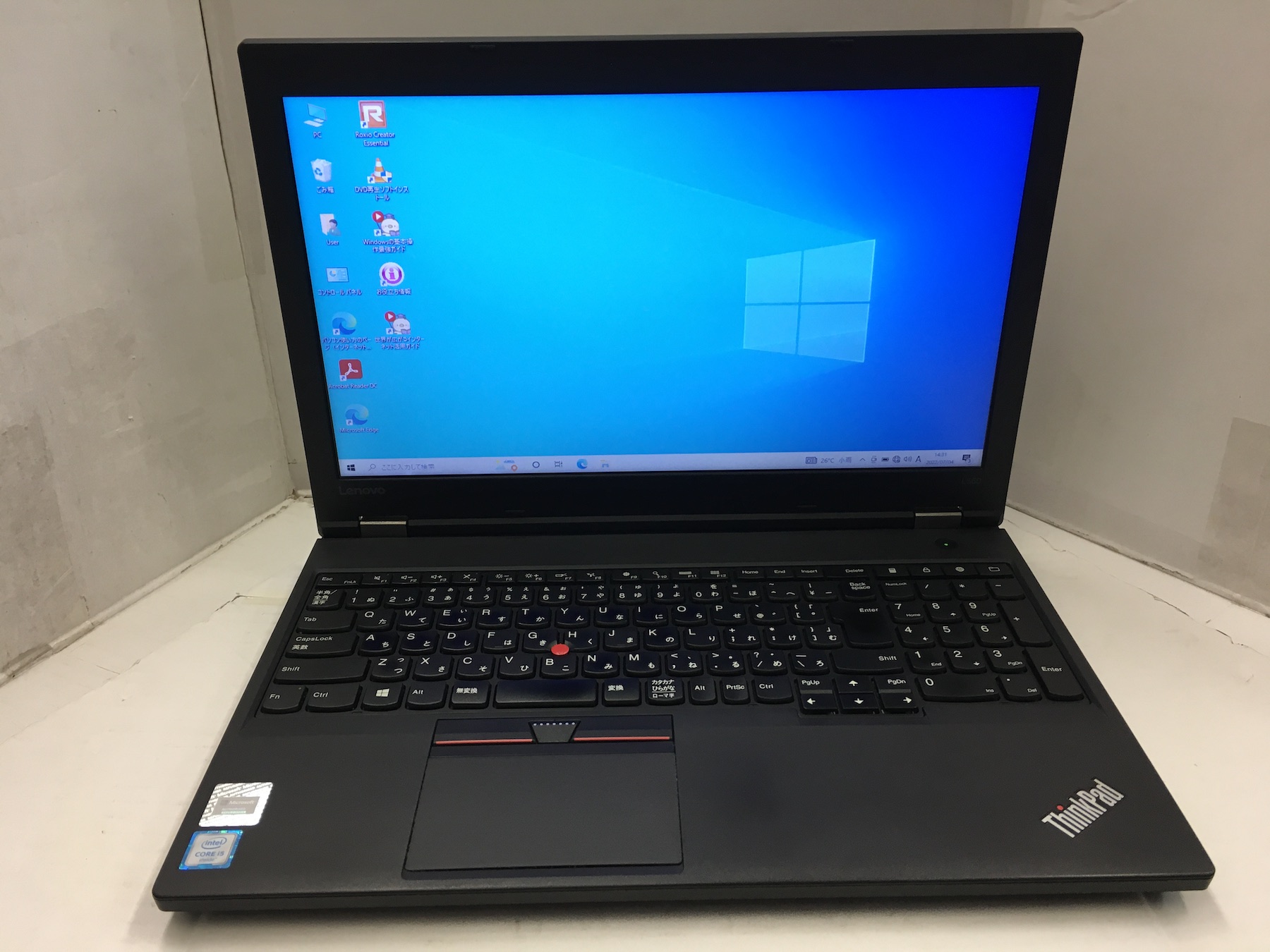 Lenovo ThinkPad L560 (CPU：Core i5 6200U 2.30GHz/メモリ：8GB/SSD