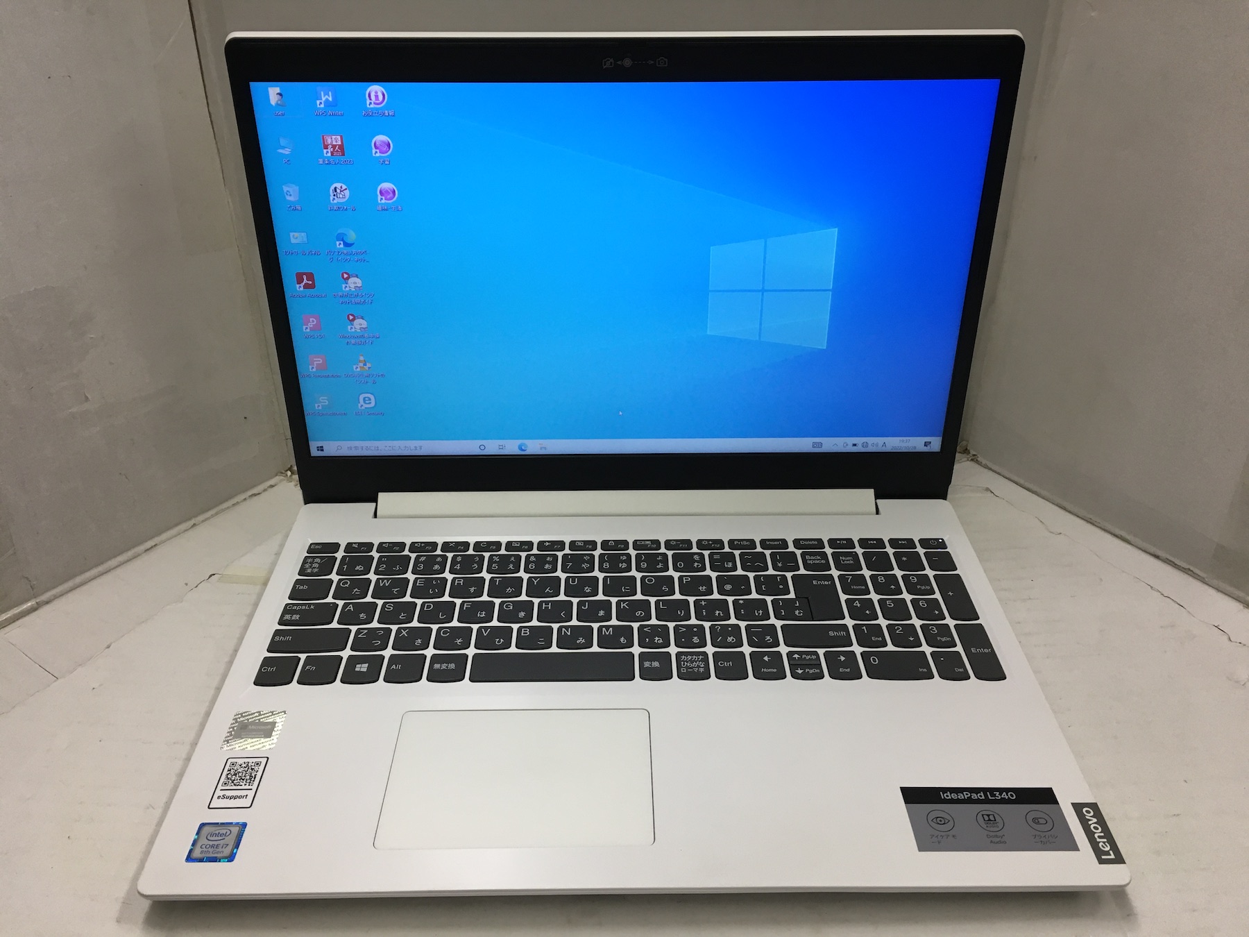 【美品】ノートパソコン Lenovo IdeaPad L340-15IWL