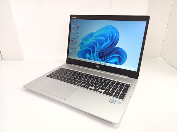HP ProBook 450 G6 CPU：Core i5-8265U 1.6GHz / メモリ：8GB / SSD 
