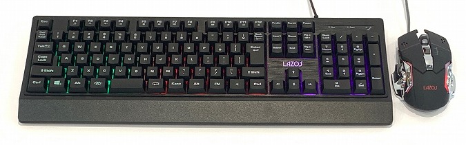 Lazos ゲーミングキーボード ゲーミングマウス セット【 Windows11 ...