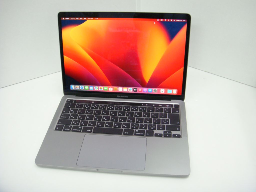 Apple MacBook Pro A2289 CPU：Corei5 1.4GHz メモリ：8GB SSD：256GB 通信：無線LAN  OS：Mac OS Ventura 中古ノートパソコンが激安販売中！ 中古パソコン市場