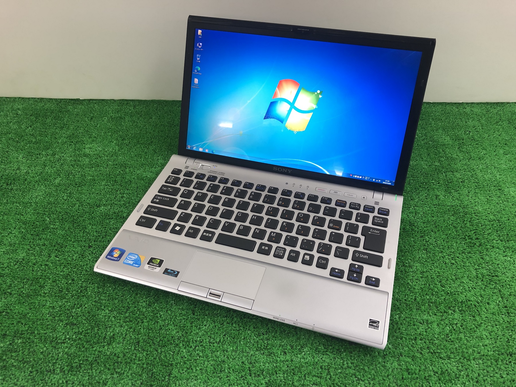 ノートパソコン　ＶＡＩＯ　Windows7550GB付属品