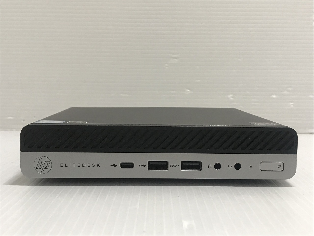 HP EliteDesk 800 G4 DM CPU：Core i5 8500T 2.1GHz/メモリ：8GB/SSD