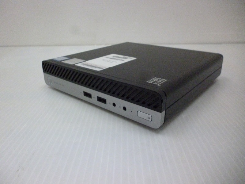 HP Prodesk 400 G3 DM CPU:Core i5-6500T 2.5GHz/メモリ8GB/SSD:128GB