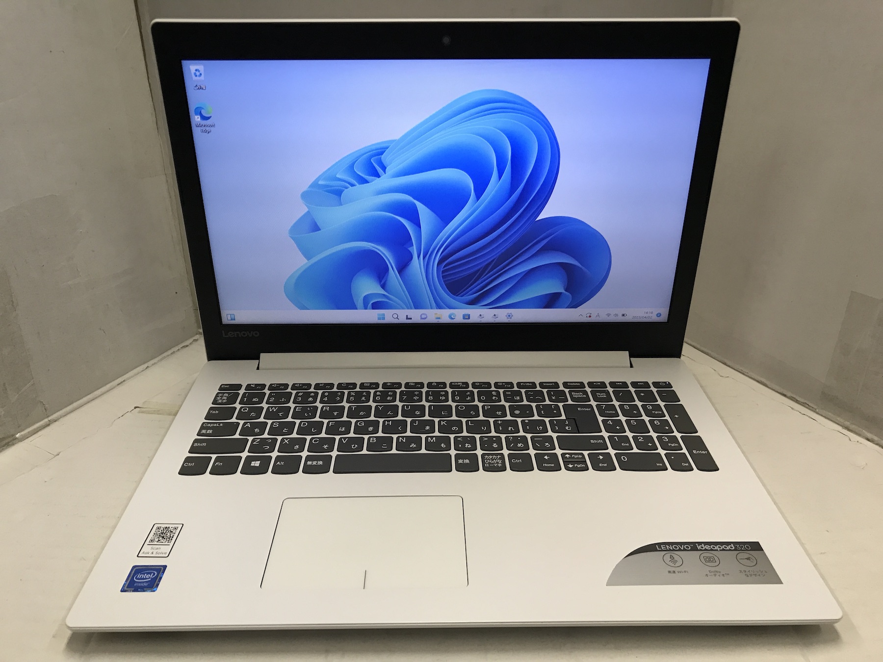Lenovo ideapad 320-15IAP (CPU:Celeron N3350 1.10GHz / メモリ:8GB