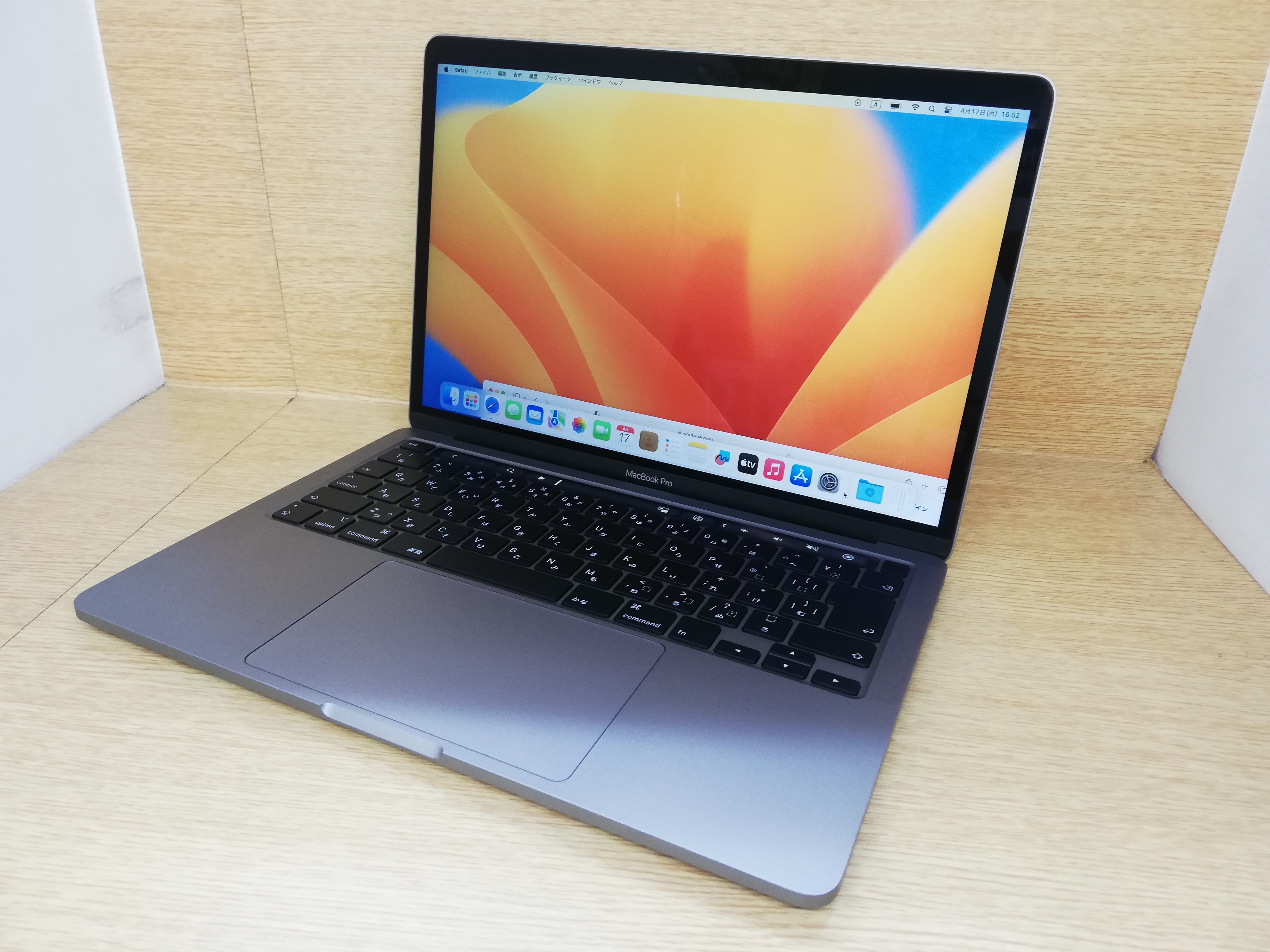 MacBook pro 13インチ 2017 メモリ16GB SSD512GB