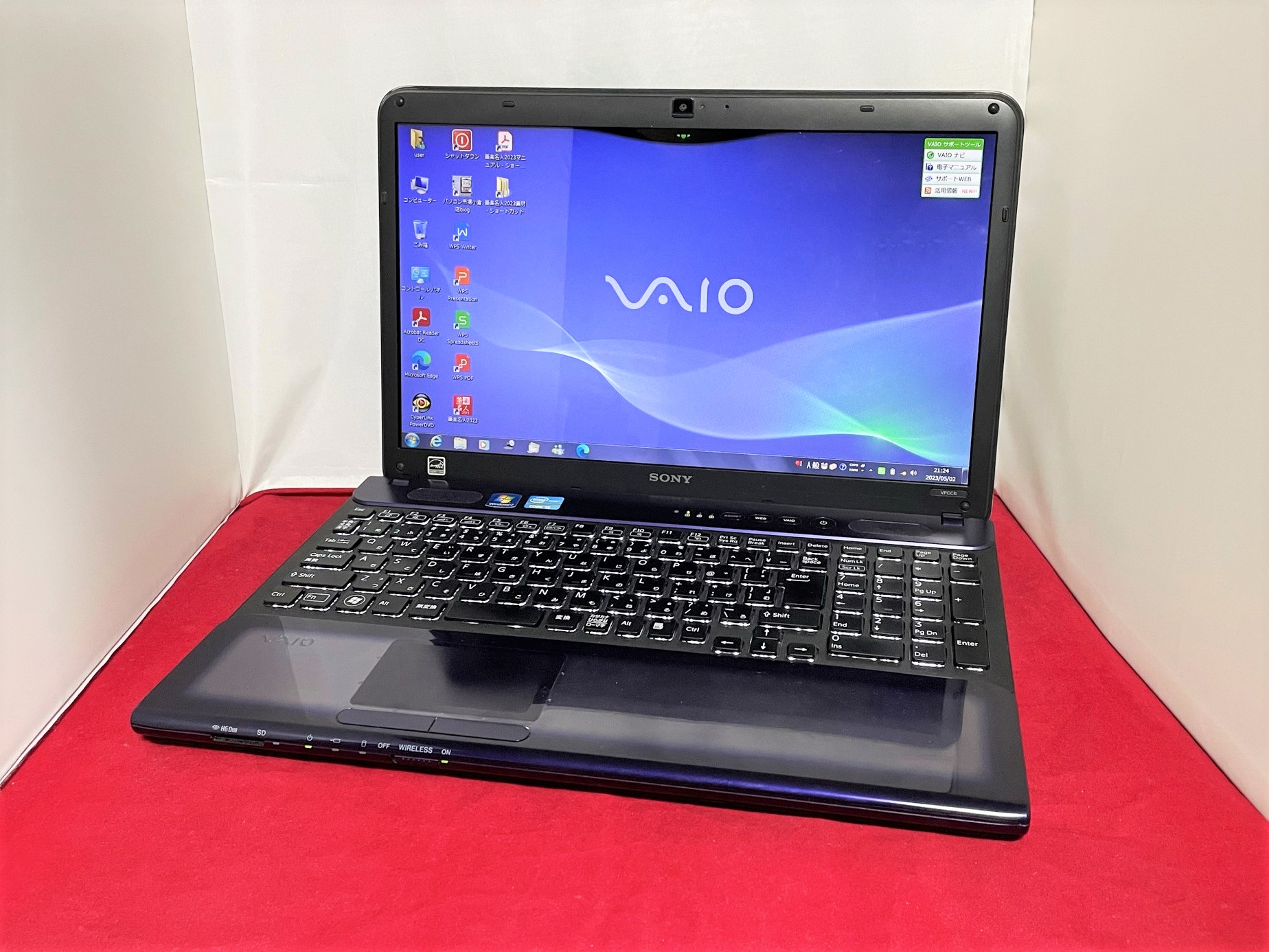 SONY VAIO VPCCB28FJ/L（Windows7搭載モデル） Windows7 HomePremium