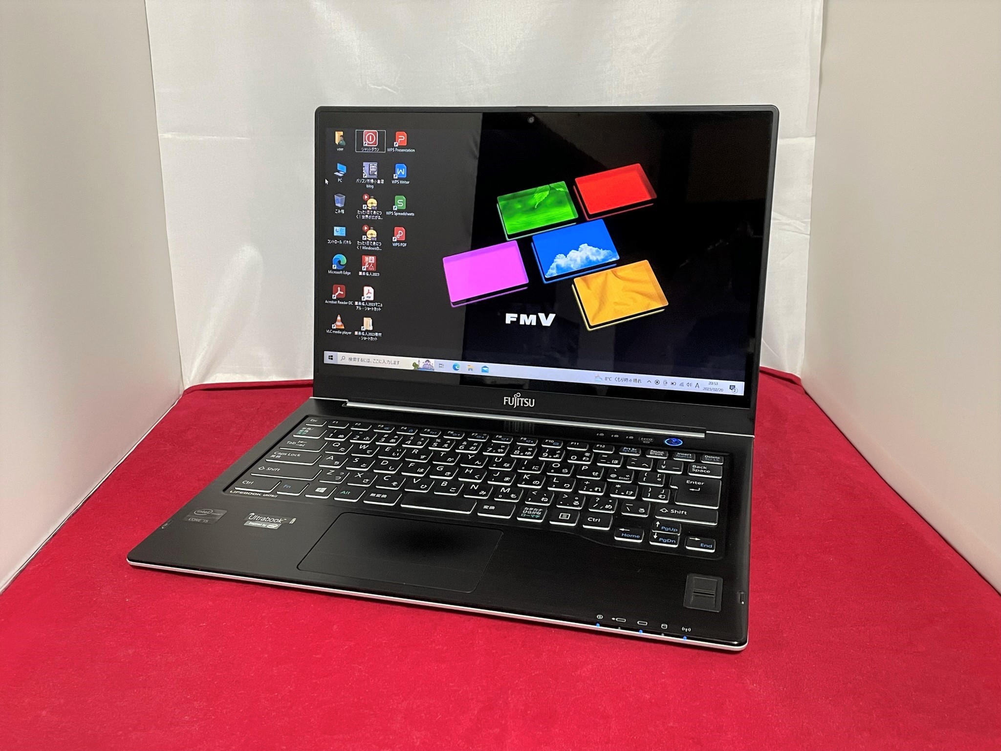 富士通 LIFEBOOK UH75/J Windows10 Home 64bit(内蔵リカバリ) / WPS