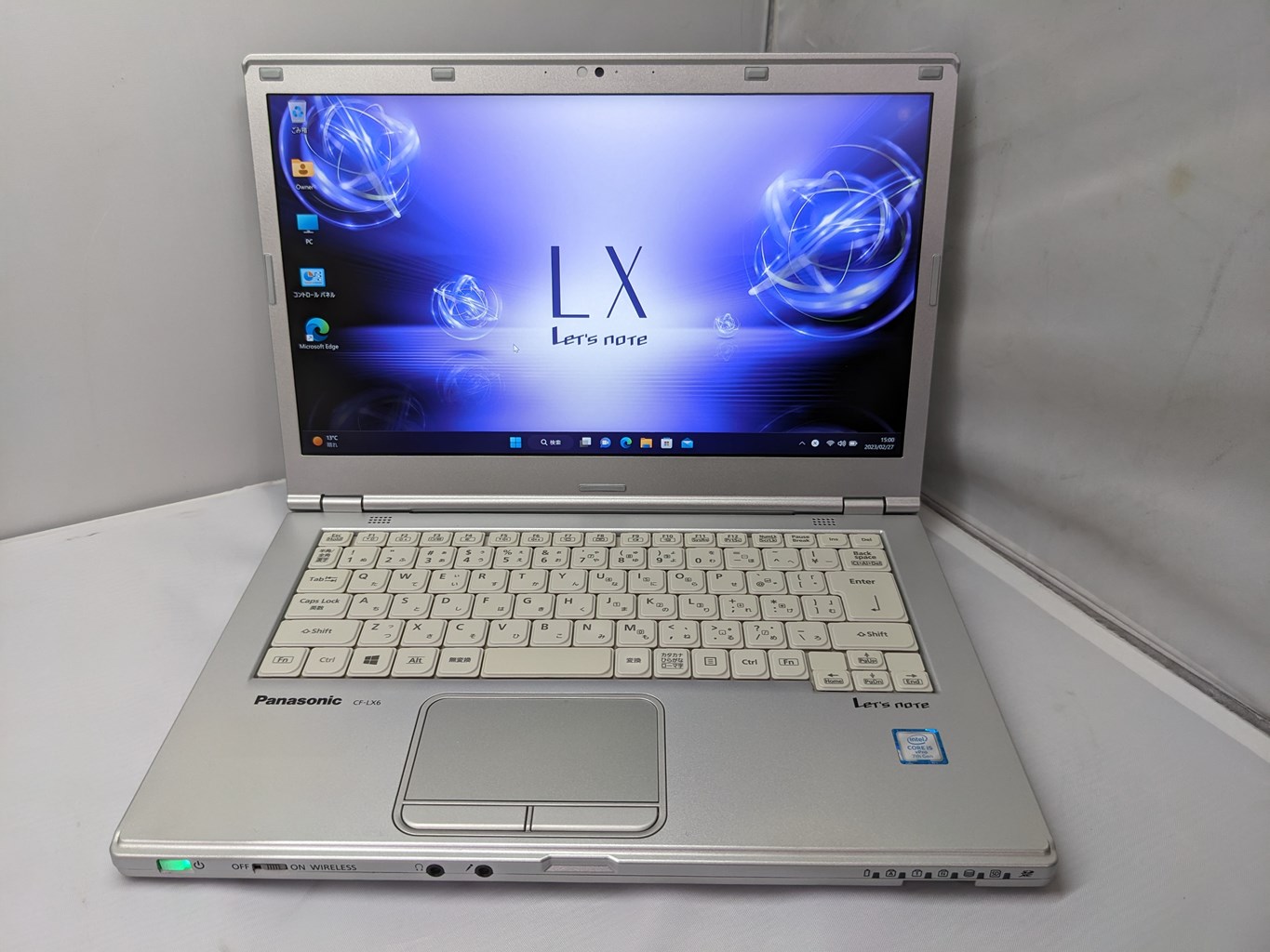 Panasonic Let's Note CF-LX6(Corei5,メモリ8GB,SSD,WiFi,WEBカメラ