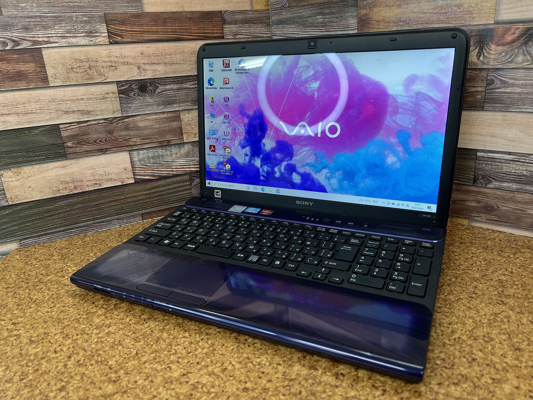 SONY VAIO VPCCB3AJ CPU：Core i3 2330M 2.2GHz / メモリ：8GB / SSD