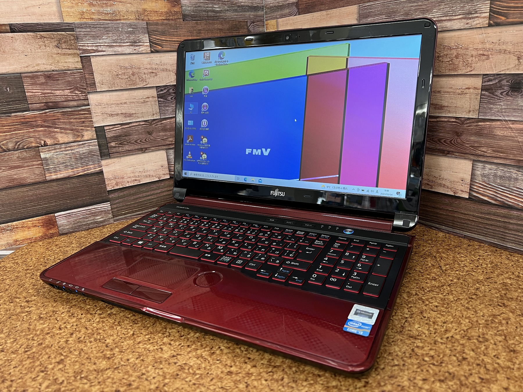 富士通 LIFEBOOK WA1/K CPU：Core i3 3120M 2.5GHz / メモリ：8GB