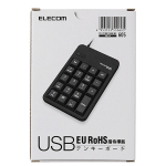 ELECOM USBテンキー 黒 TK-TCM011BK/RS