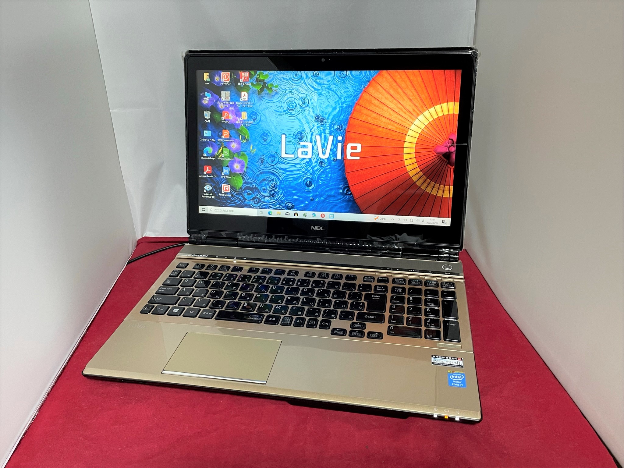 NEC LaVie PC-LL750SSG Windows10 Home 64bit(内蔵リカバリ) / WPS ...