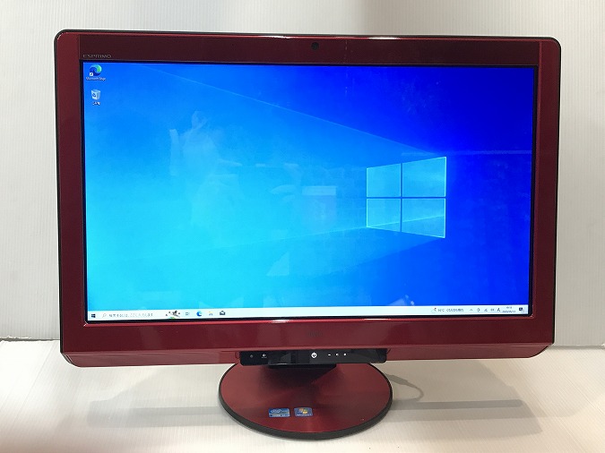 Windows10富士通ノートパソコン ルビーレッド wifi office互換