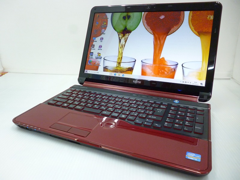 富士通 LIFEBOOK AH56/H CPU:Core i7-3610QM 2.3GHz/メモリ:8GB/SSD ...