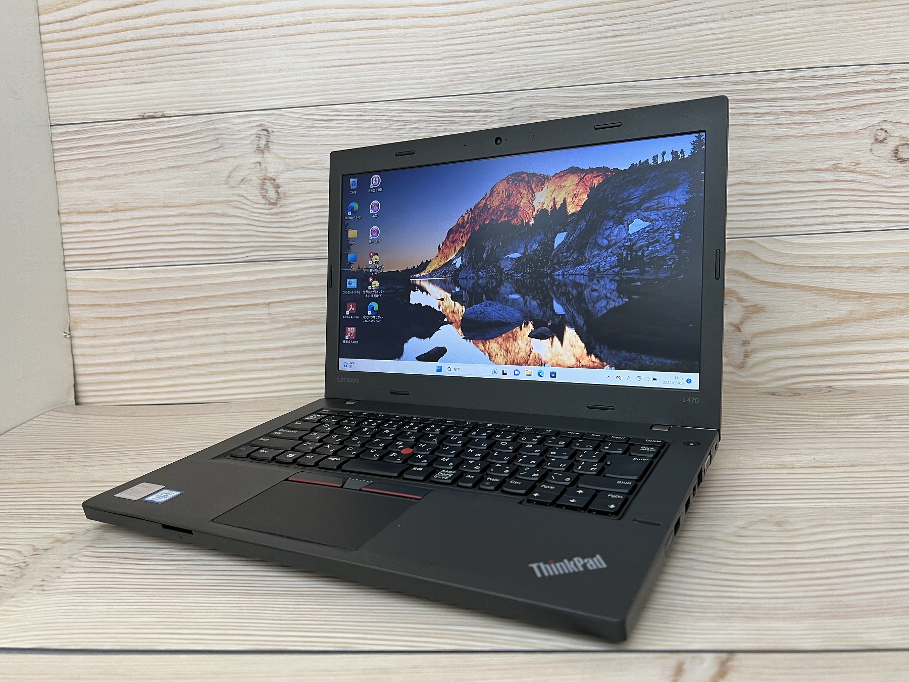 Lenovo ThinkPad L470 CPU：Core i5 7300U 2.6GHz / メモリ：16GB