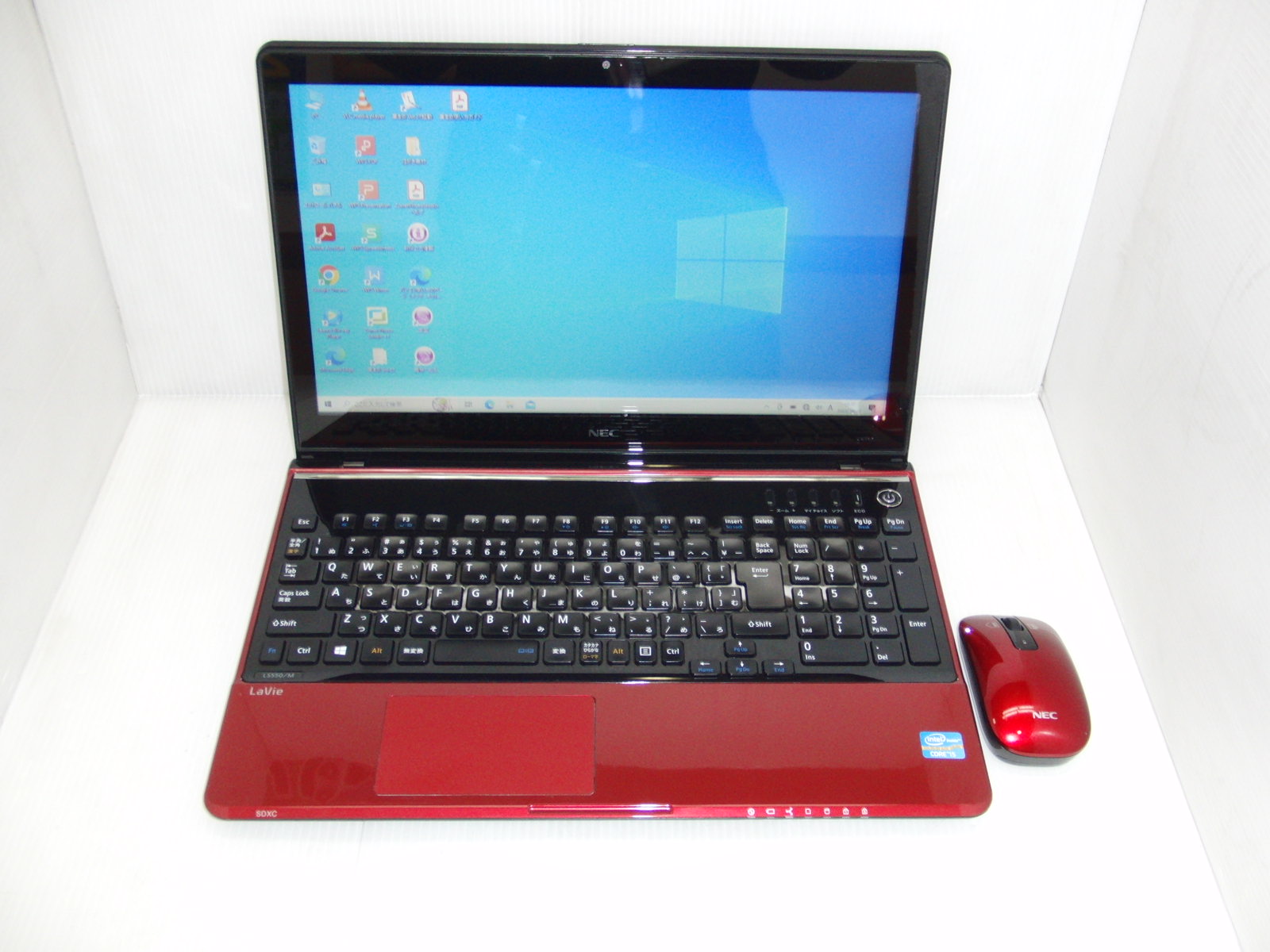 NEC Lavie PC-LS550MSR SSD256GB、ブルーレイ-