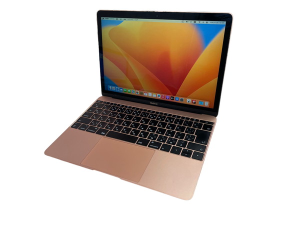 MacBook A1534 CPU：Core m3 1.2GHz/メモリ：8GB/SSD:256GB/Wifi