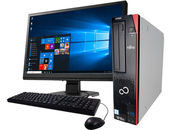 富士通 ESPRIMO D587/R モニター3点セット CPU：Core i5 6500 3.2GHz