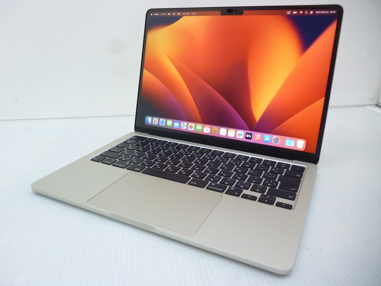 Apple MacBook Air A2681 CPU:Apple M2チップ/メモリ:8GB/SSD:256GB