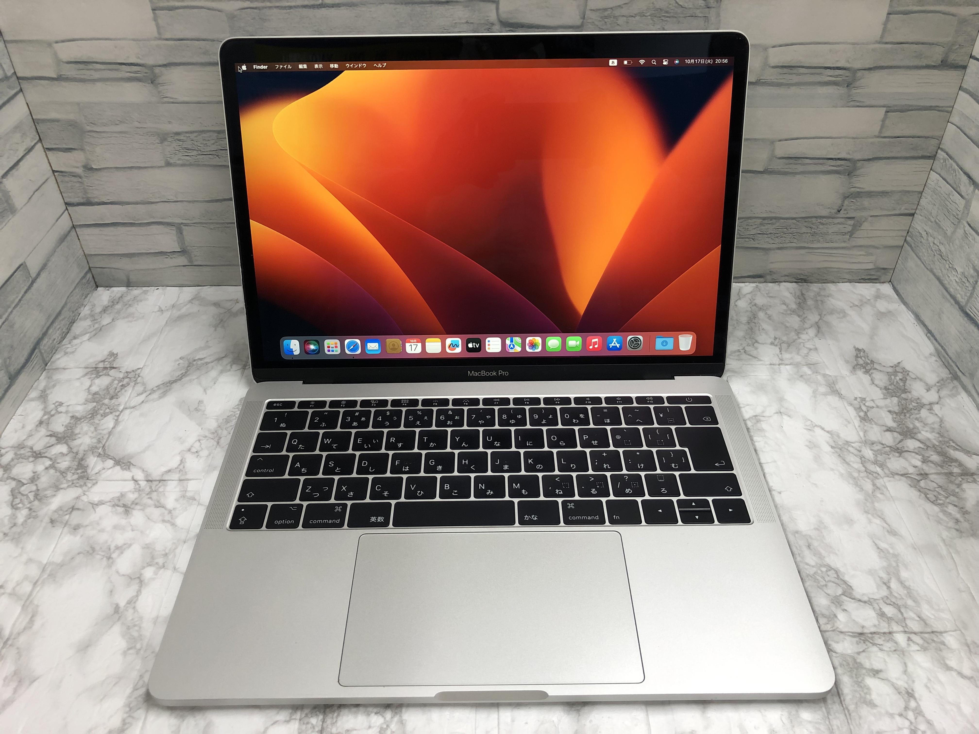 Apple MacBookPro13 2017 A1708 CPU：Core i5 7360U 2.3GHz/メモリ