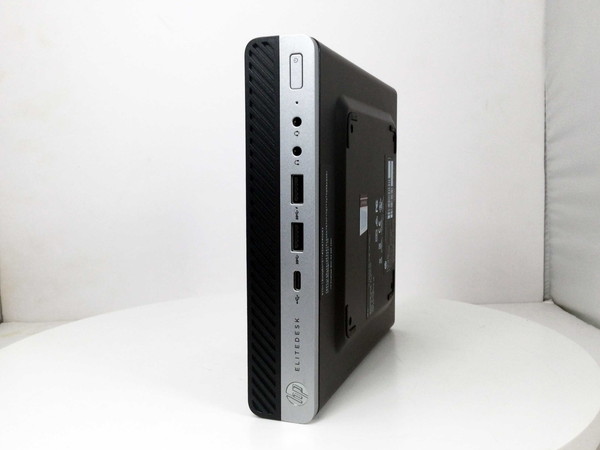 HP EliteDesk 800 G4 DM CPU：Core i5 8500T 2.1GHz/メモリ：8GB/SSD