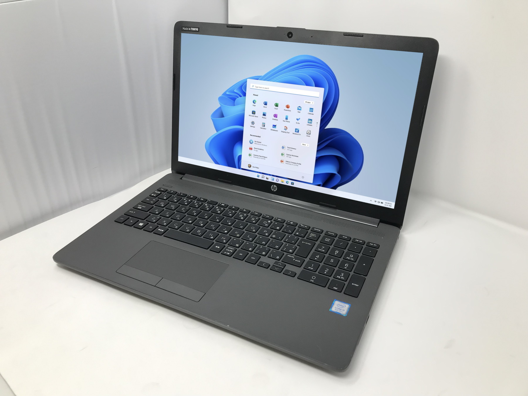 HP 250 G7/CT Notebook PC カメラ搭載 Windows11 Pro CPU：Core i5