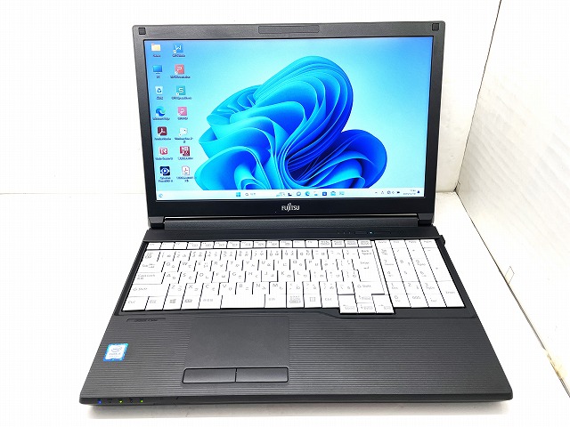 【ドライブ付】【多機能】富士通 FUJITSU LIFEBOOK A579 第8世代 Core i5 8265U/1.60GHz 64GB HDD250GB スーパーマルチ Windows10 64bit WPSOffice 15.6インチ HD カメラ テンキー 無線LAN パソコン ノートパソコン PC Notebook