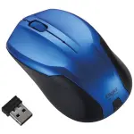 ナカバヤシ ワイヤレスマウス ブルー MUS-RKT125BL