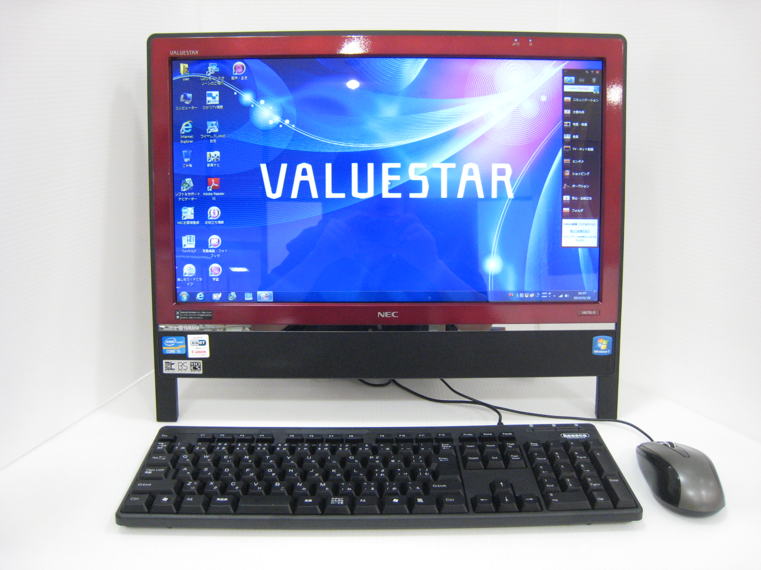 NEC VN370 一体型デスクトップパソコン　デスクトップPC Core i7