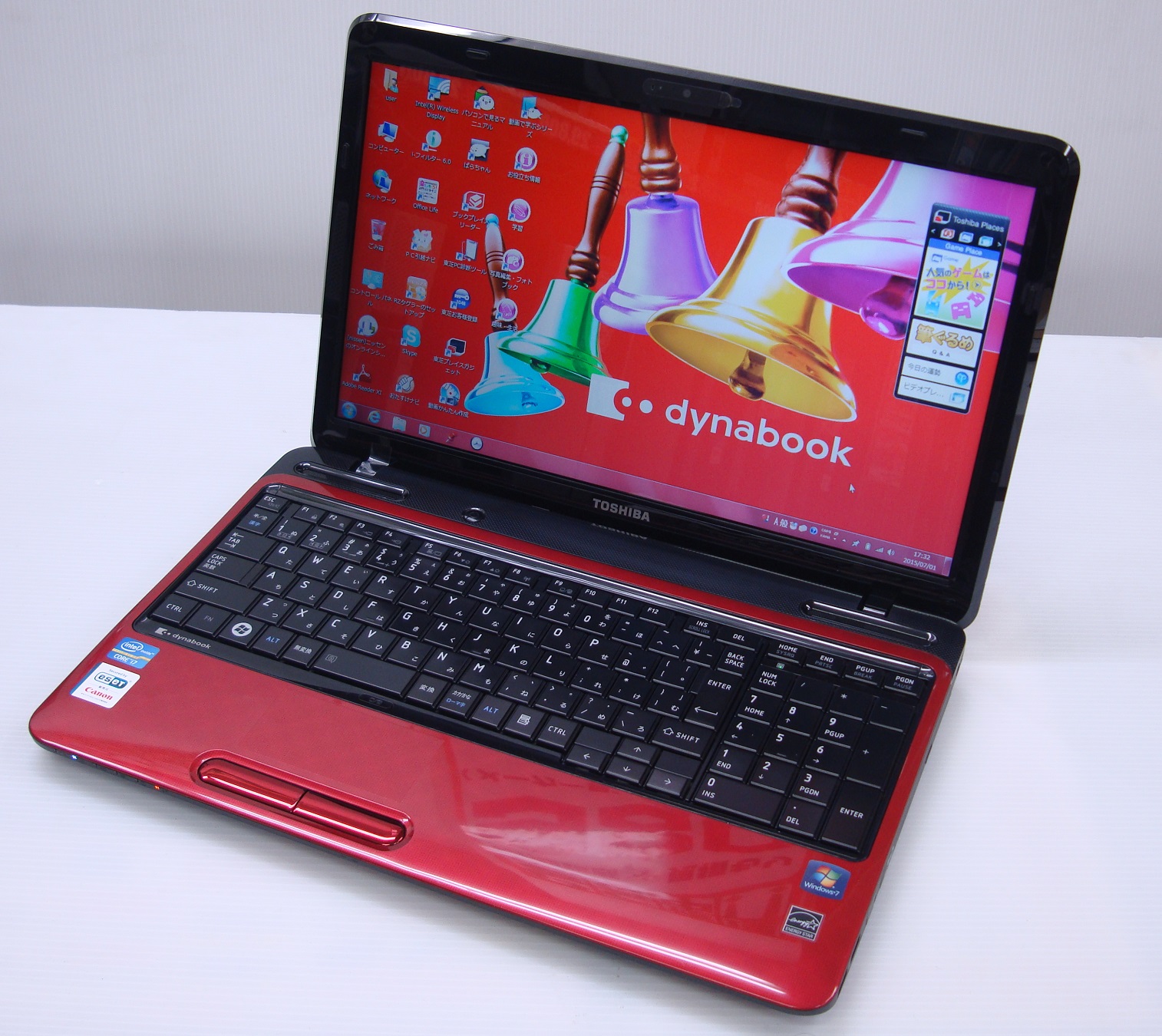 TOSHIBA dynabook T451 CPU:Core i7 2670QM 2.20GHz / メモリ:8GB ...