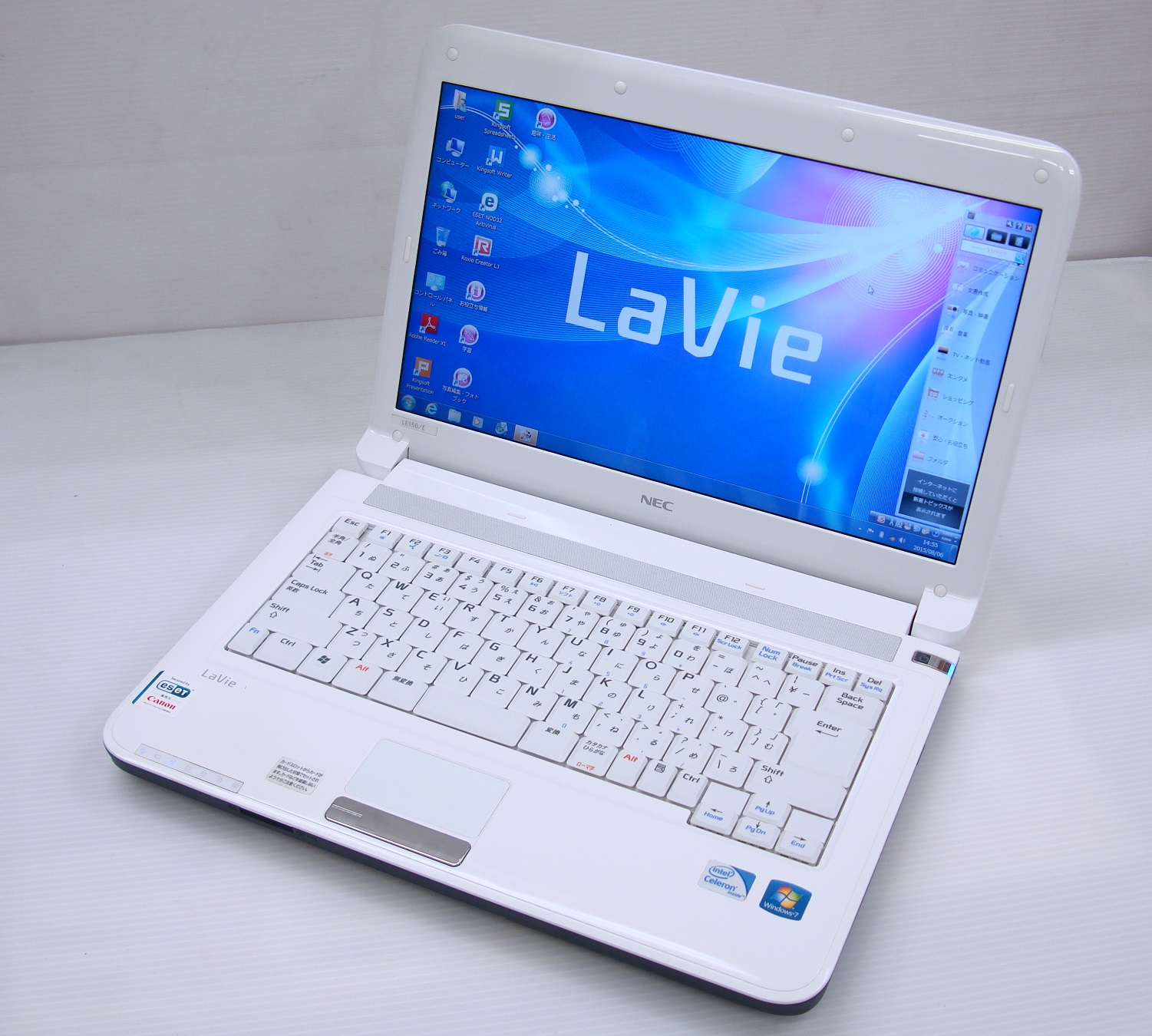 NEC Lavie LE150/E CPU:Celeron P4600 2.00GHz / メモリ:4GB / HDD ...