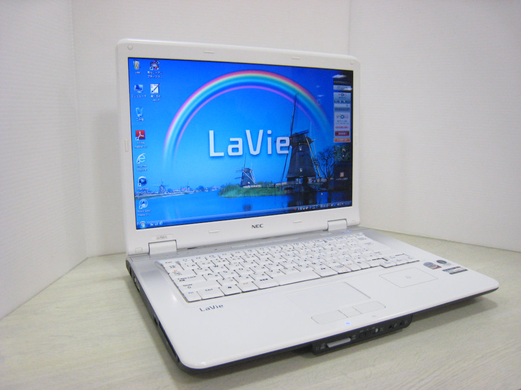 NEC Lavie LL750/L☆バッテリー完全消耗☆Windows Vista☆ NEC Lavie