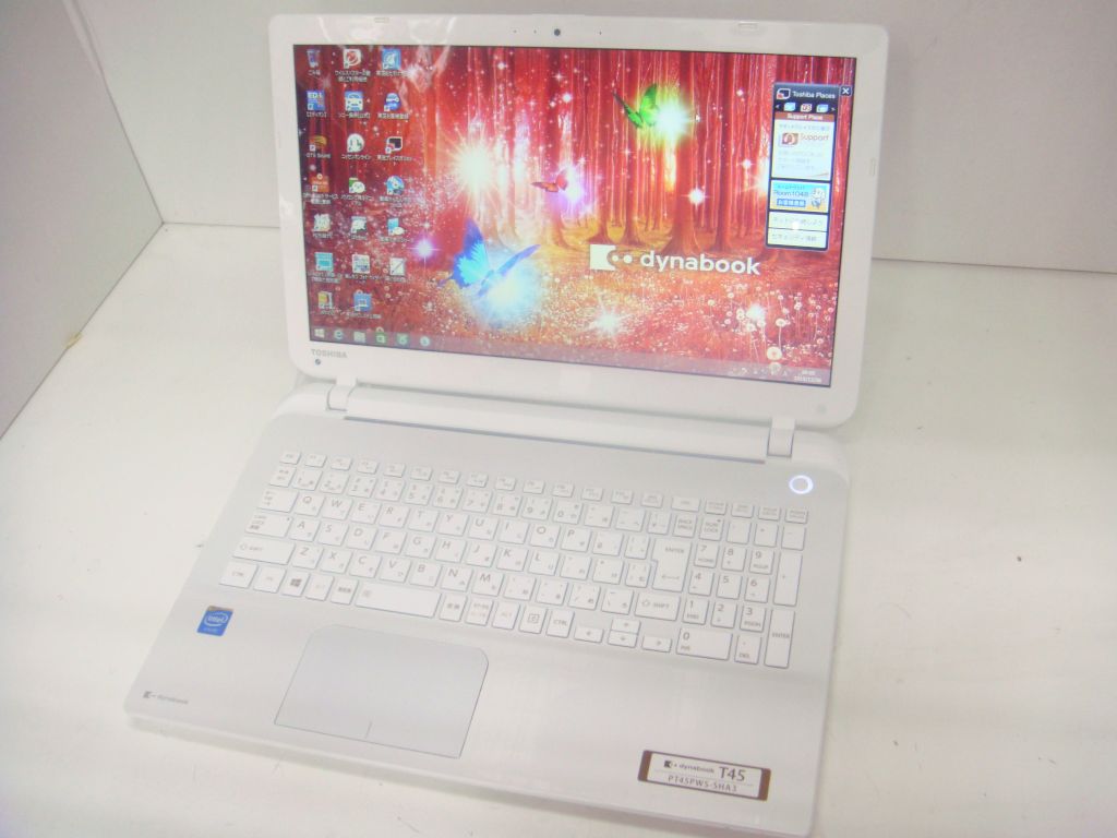 東芝 dynabook T45 PT45PWS-SHA3 Celeron 3205U 1.50GHz / メモリ：4GB