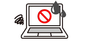 資料作成中、パソコンに飲み物がかかって壊れた…