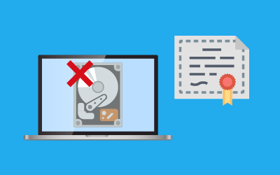 データが完全に消去されているか確認する
