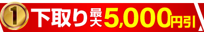 下取り 最大5000円引き
