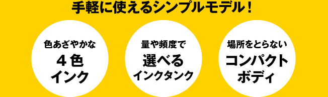 プリント・スキャン・コピーがこれ1台で