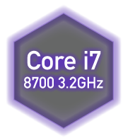 Core i7 8700GHz